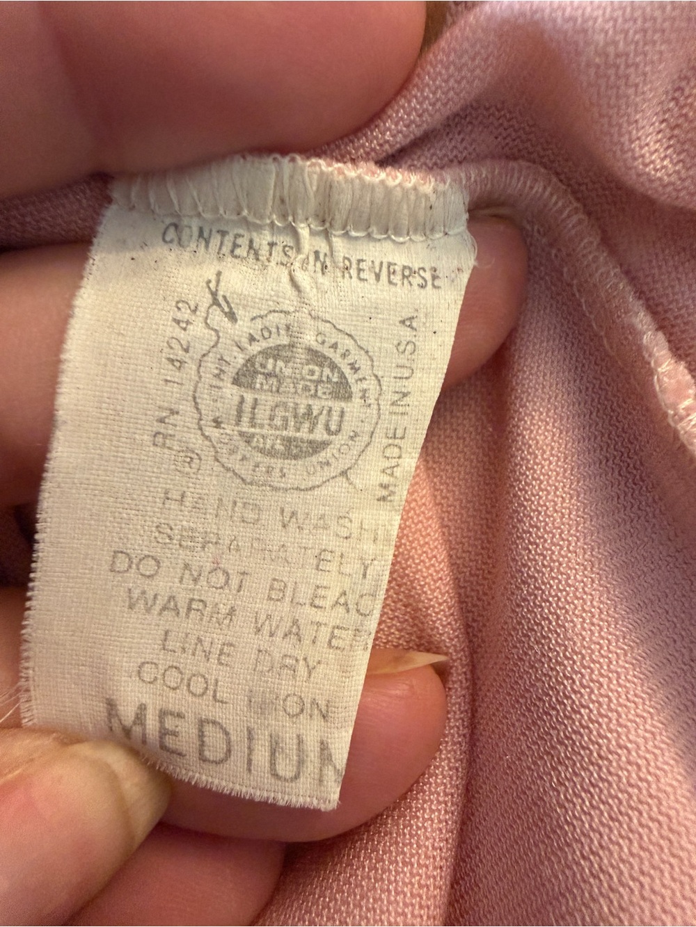 Vintage Christian Dior Pink Lace-Trim Kimono Robe M - Picture 14 of 15